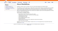 Desktop Screenshot of mediamosa.org